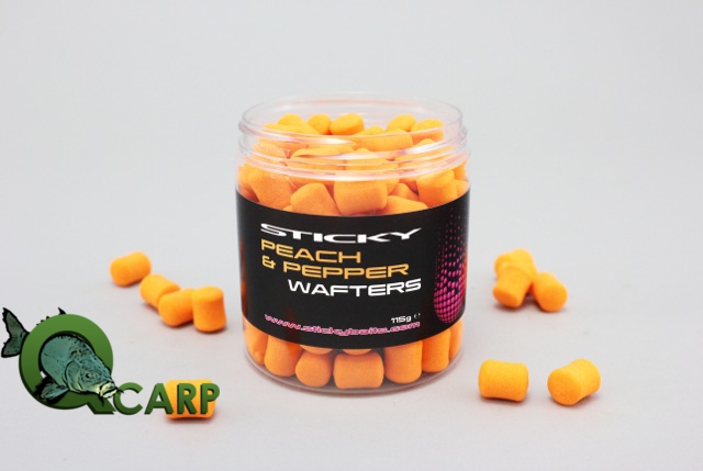 Sticky baits peach and pepper wafter